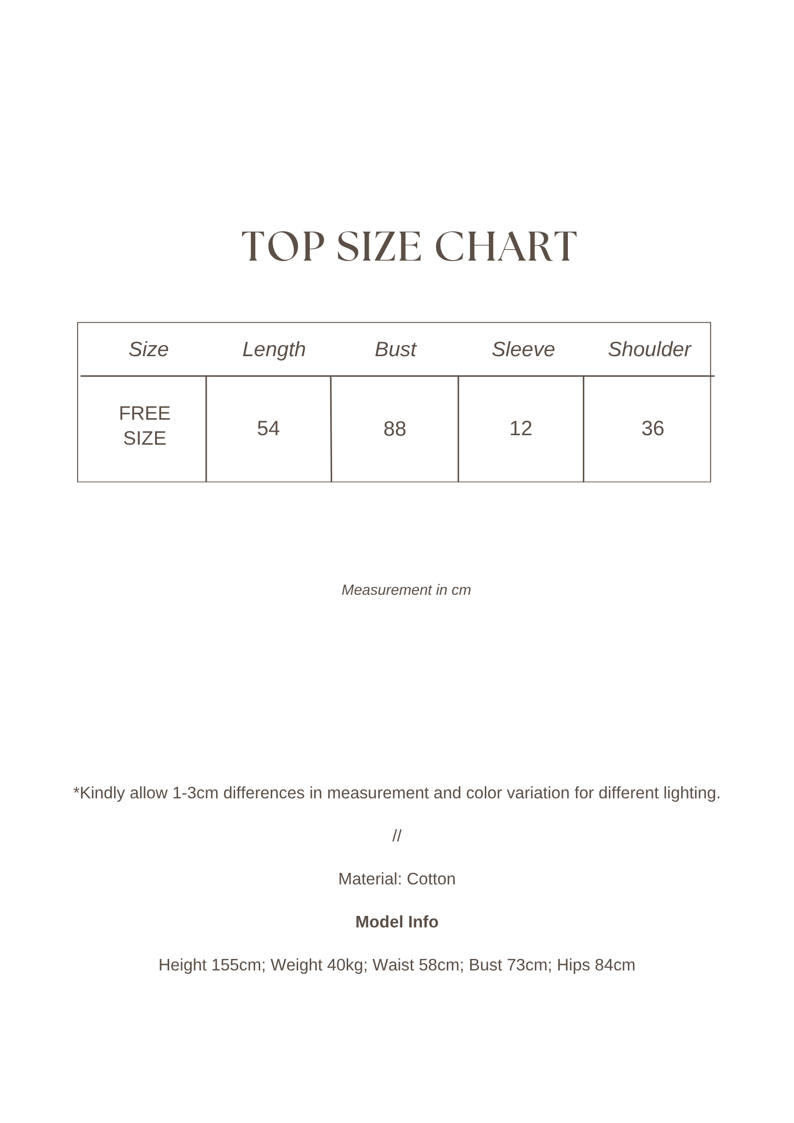 A  checker short blouse