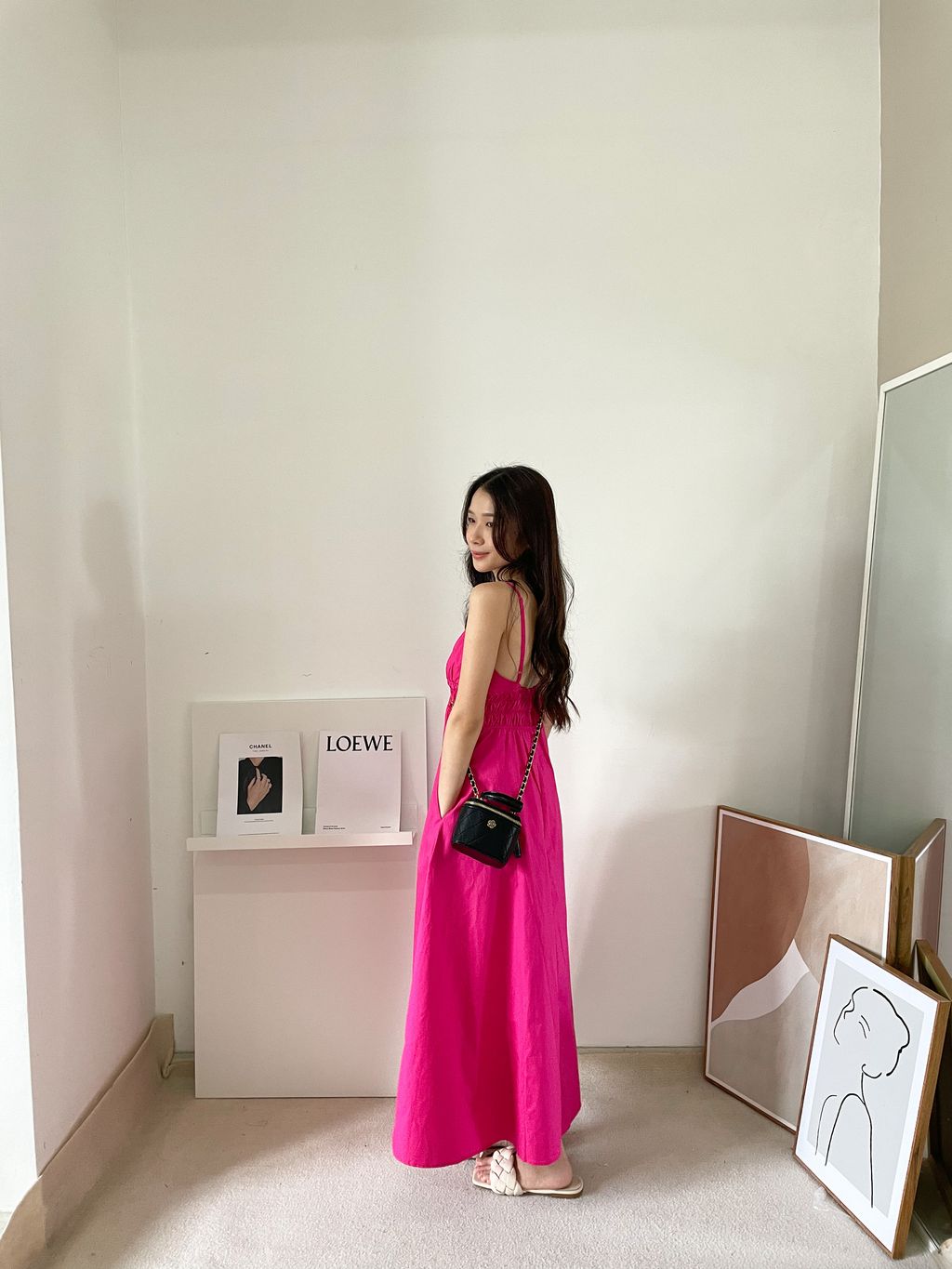 Avianna Mini Dress - Hot Pink