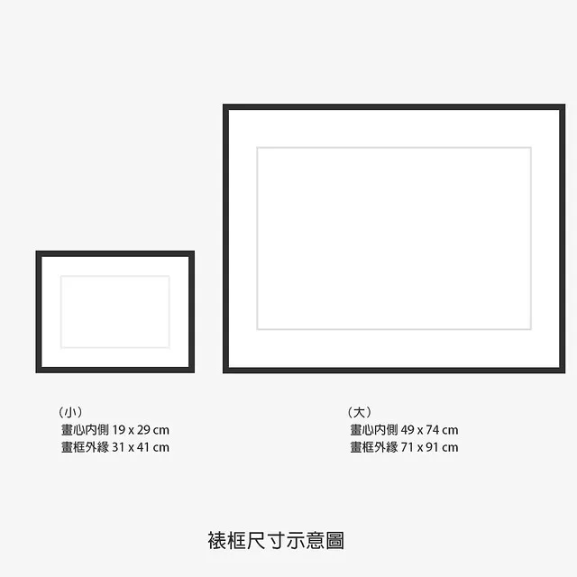 裱框示意