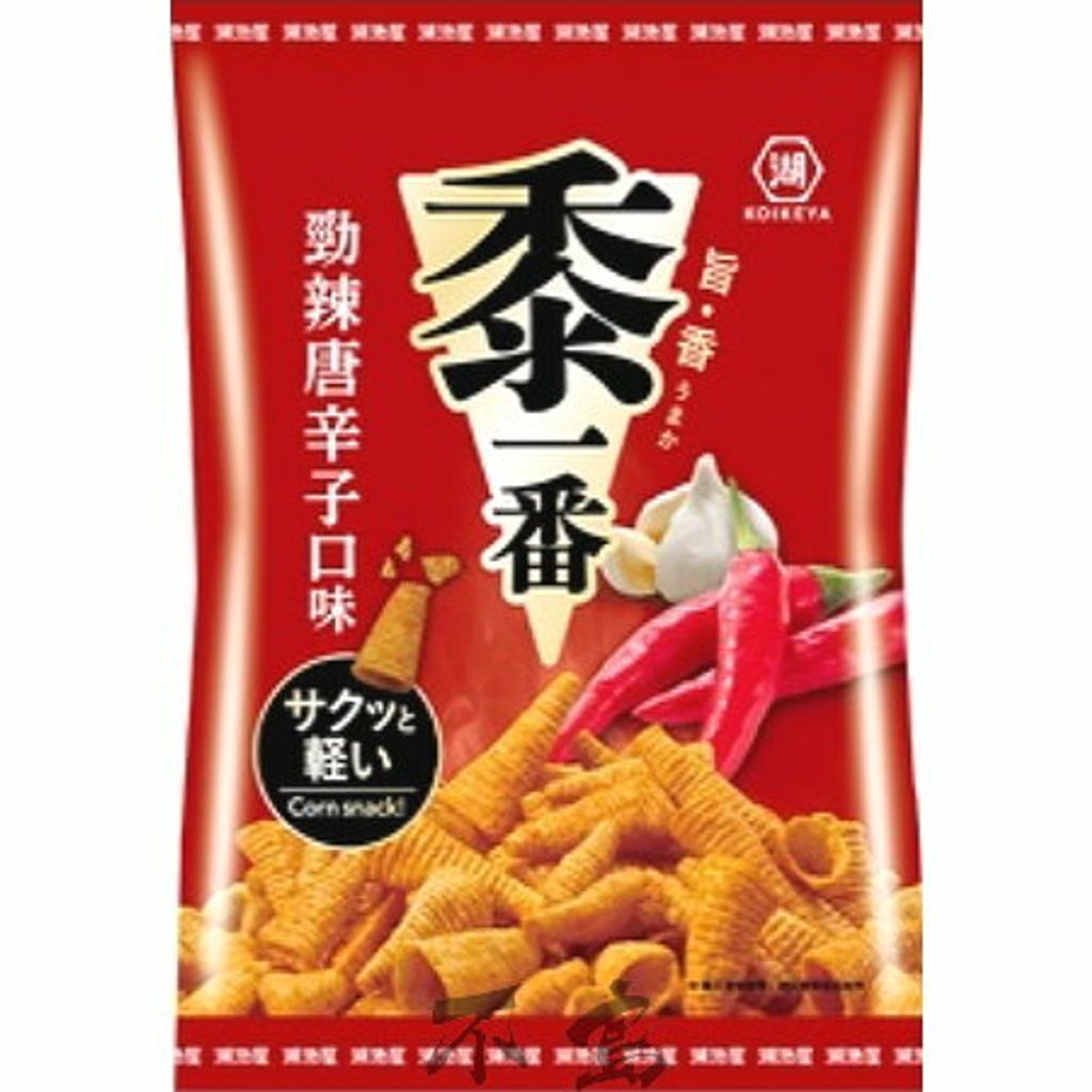 湖池屋黍一番勁辣唐辛子零食餅乾 不島專賣官方賣場 美食 公仔 娃娃機