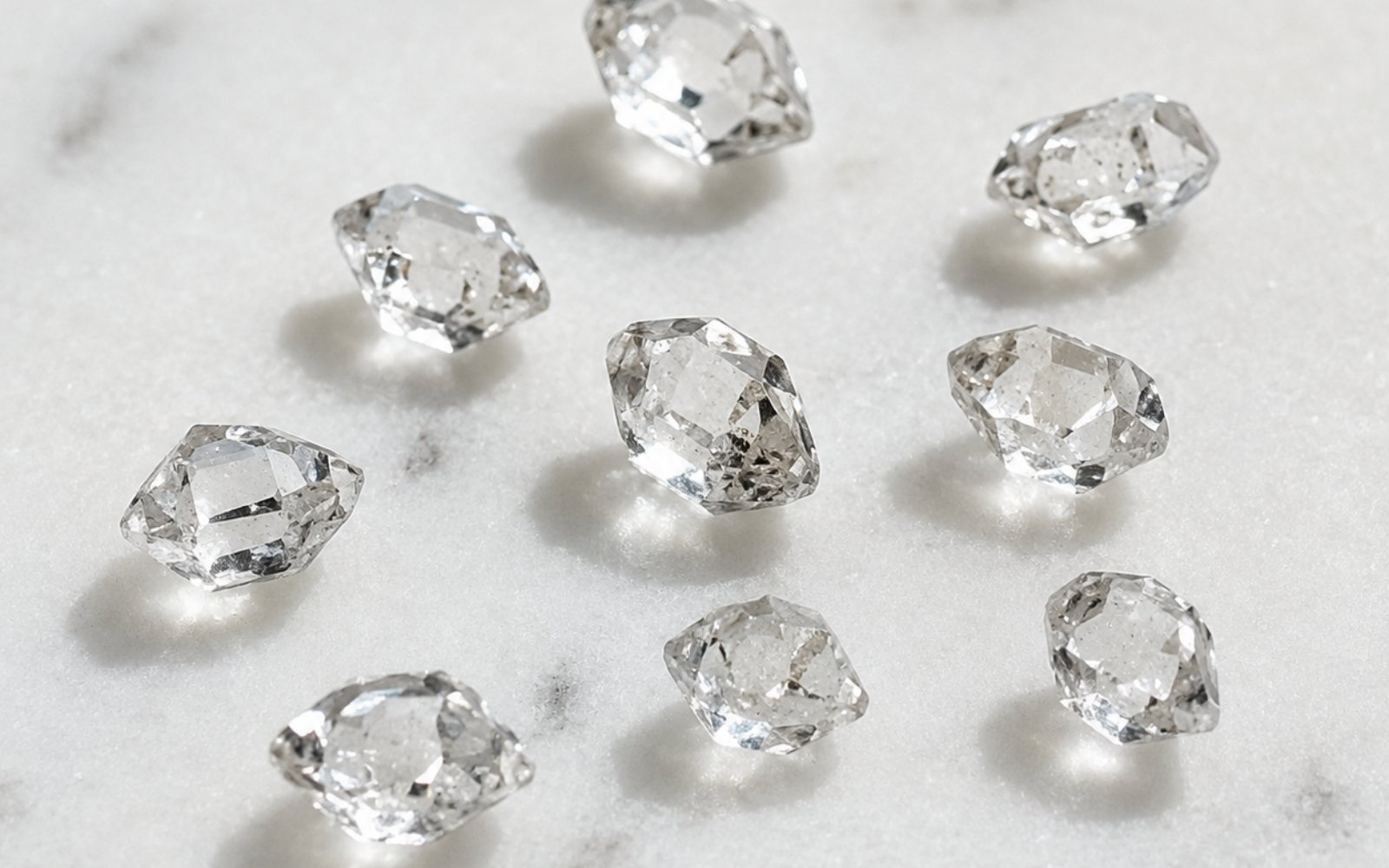 赫基蒙(閃靈鑽) -Herkimer Diamond 功效解析：閃耀純淨光芒的高頻能量之石