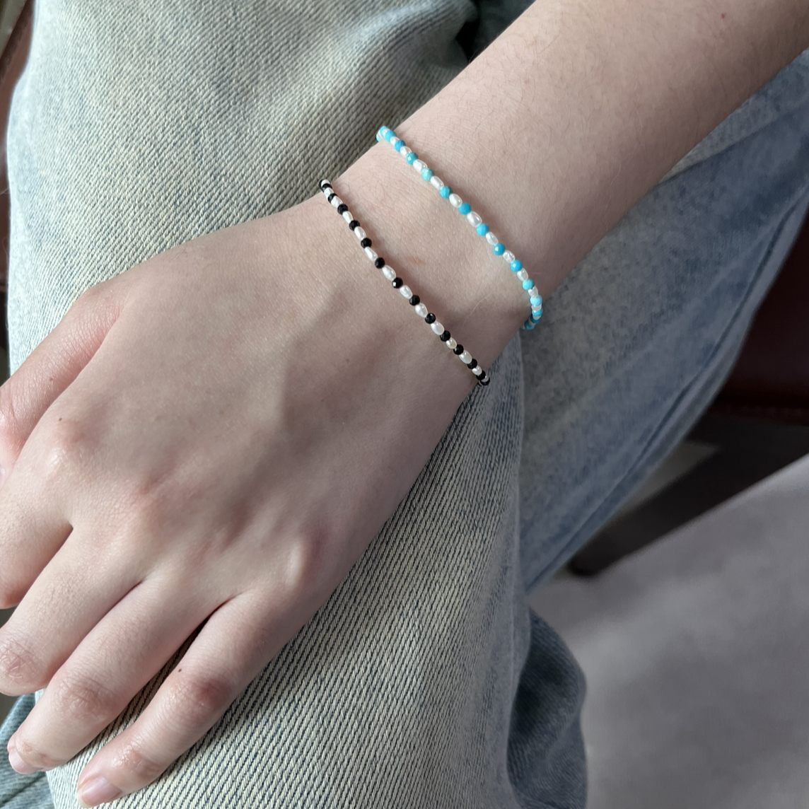 vera黑色尖晶石手鍊, 配戴展示圖