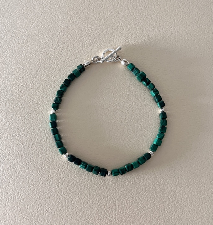 liora孔雀石手鍊-maitlda, 近拍特寫圖