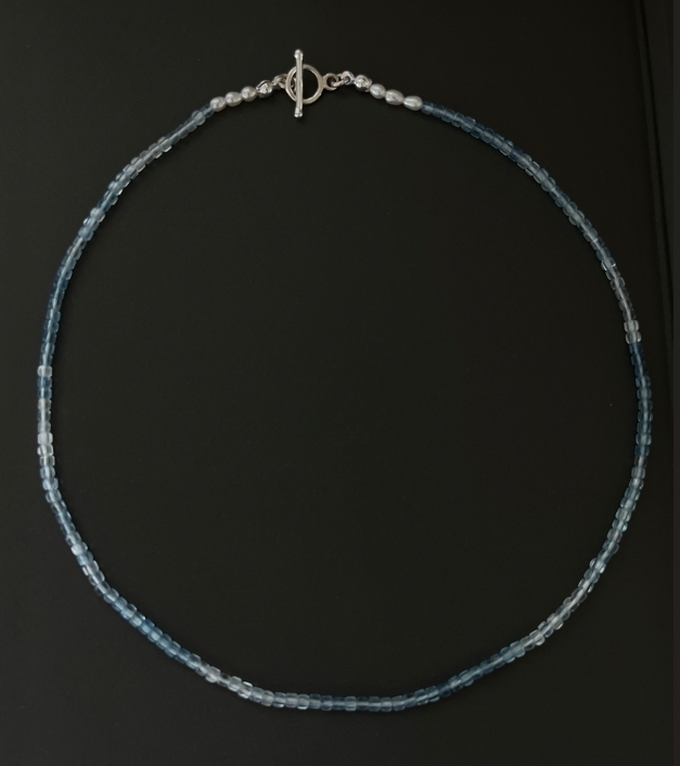 marea海藍寶珍珠手鍊, 近拍特寫圖