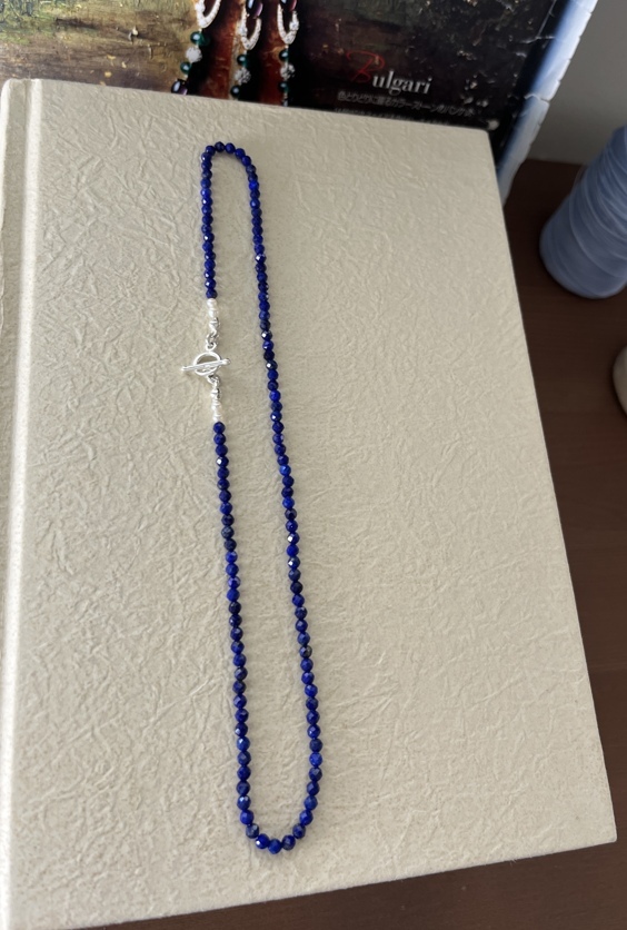 Matilda 青金石珍珠項鍊, 近拍特寫圖