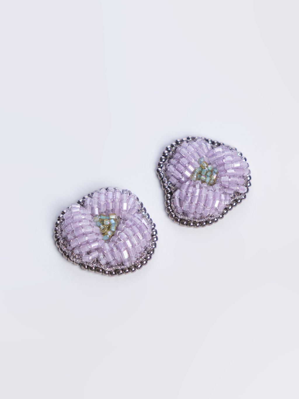 紫色和果子耳環1