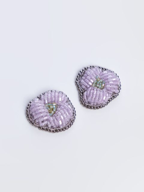 紫色和果子耳環1