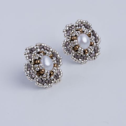 現貨-針式-龍貓灰小花