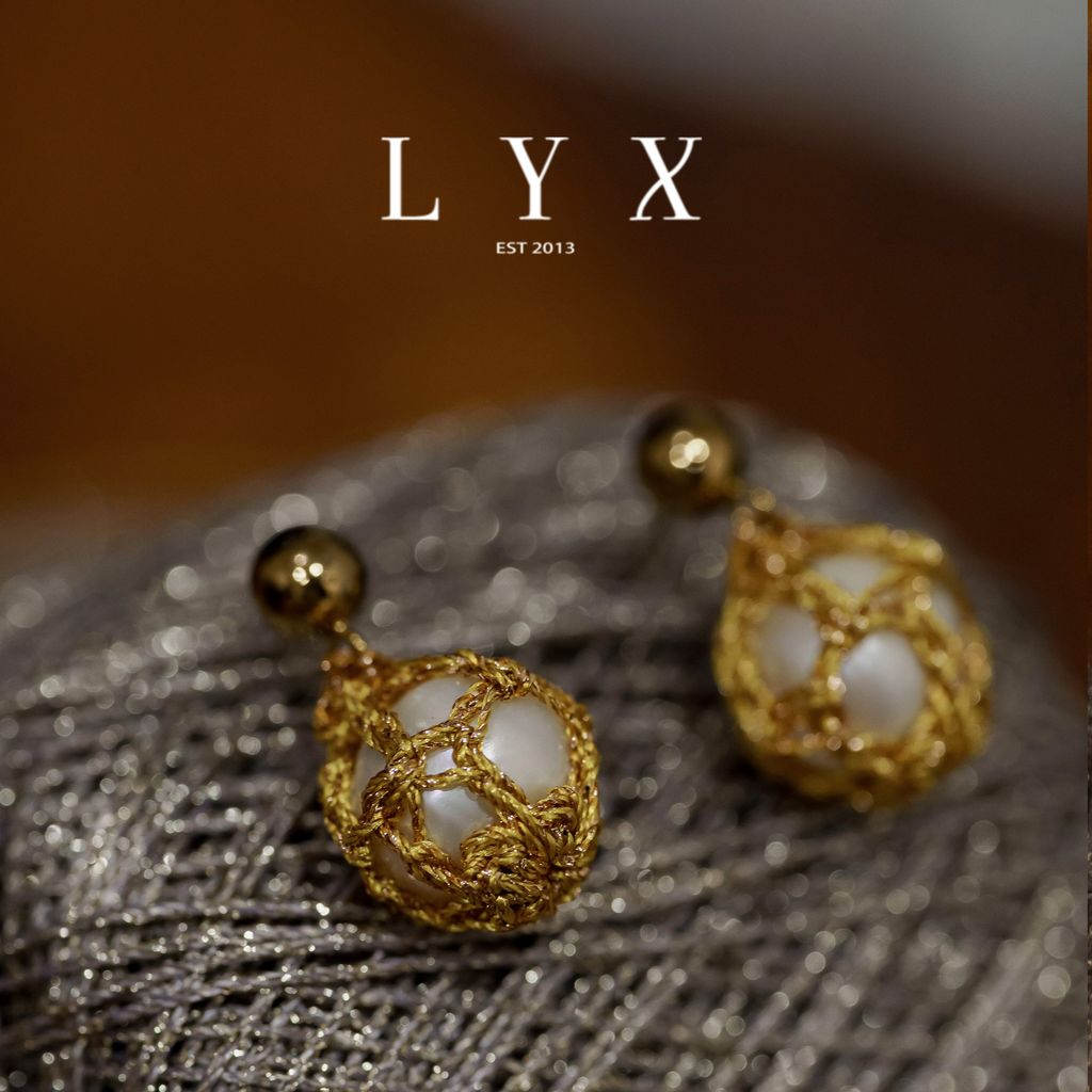 L_00_金色珍珠囊袋耳環_1