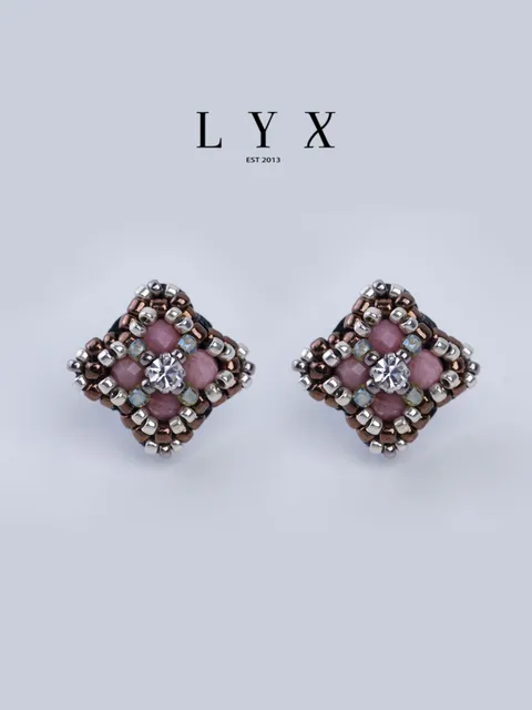 LL_小拜占庭耳環_粉1