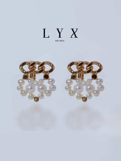 L_0_古銅淡金tender耳環_白3