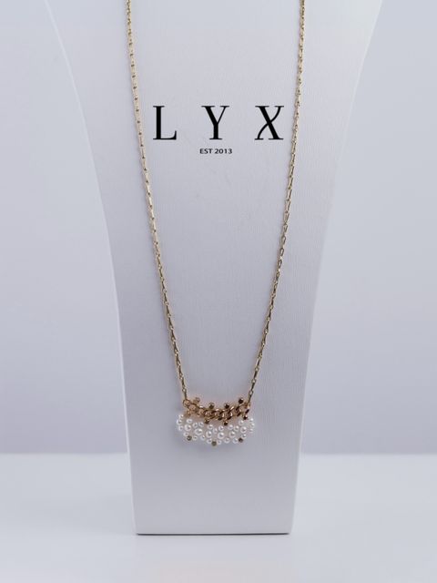 L_0_古銅淡金tender項鍊_白