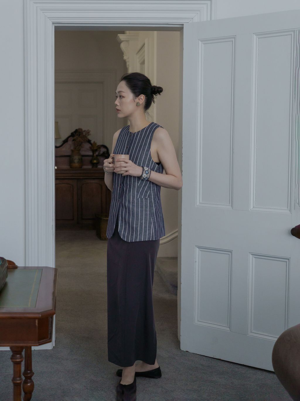 藍色梅花經典手環_上