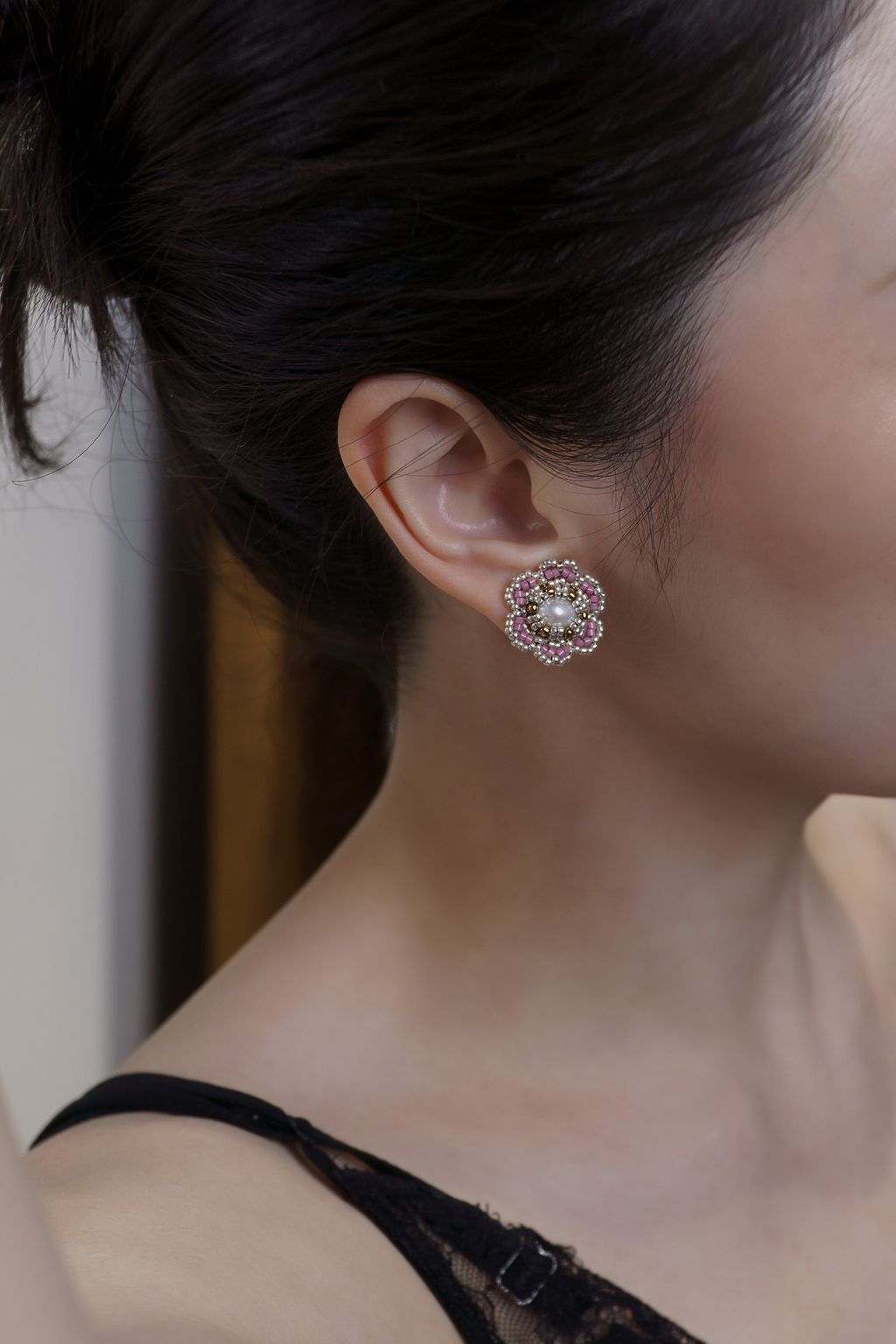 新品-桃紅小花2