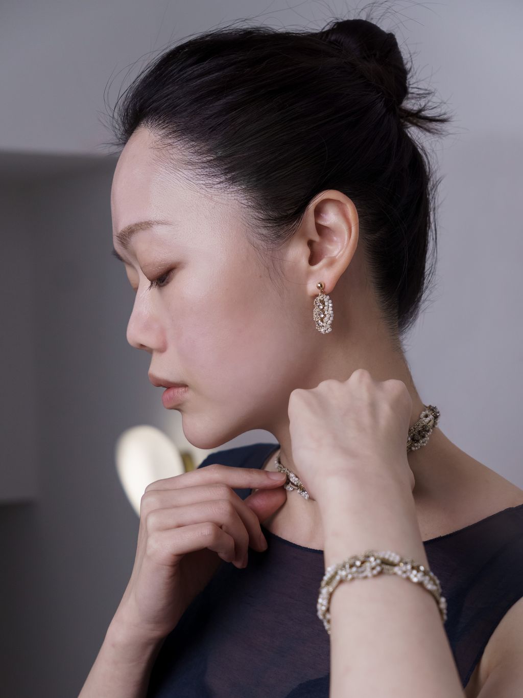 新品帶鑽小耳環_1