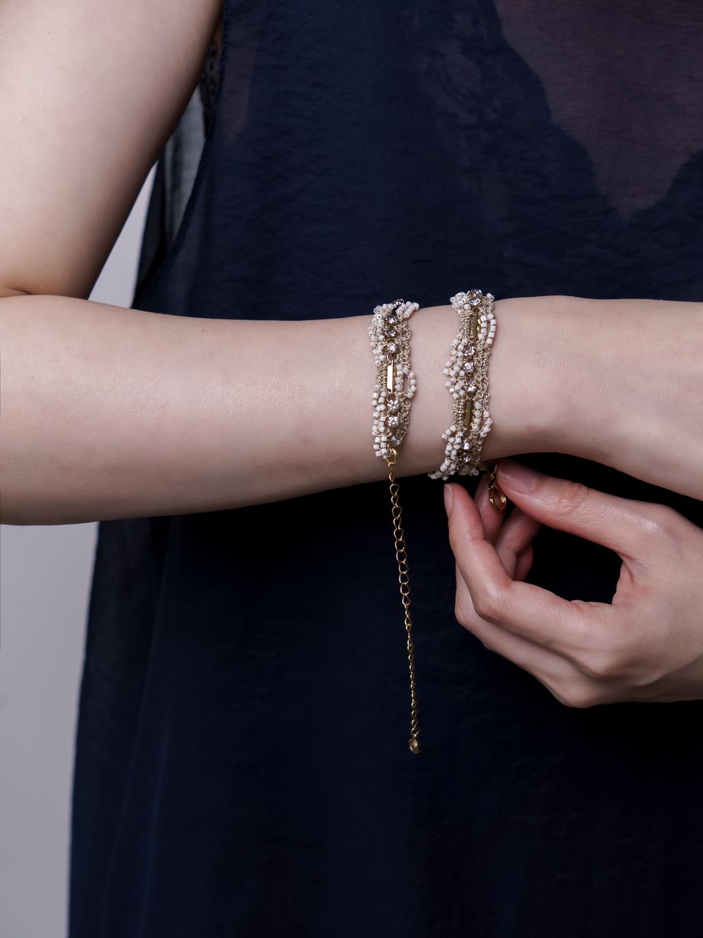 雙圈延長鏈手環