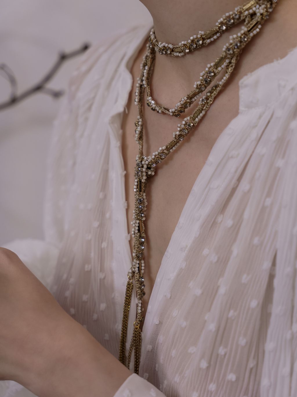 金絲帶流蘇綁帶4