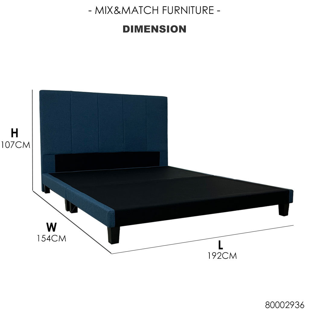 QUEEN BED FRAME 80002936 DIMENSION