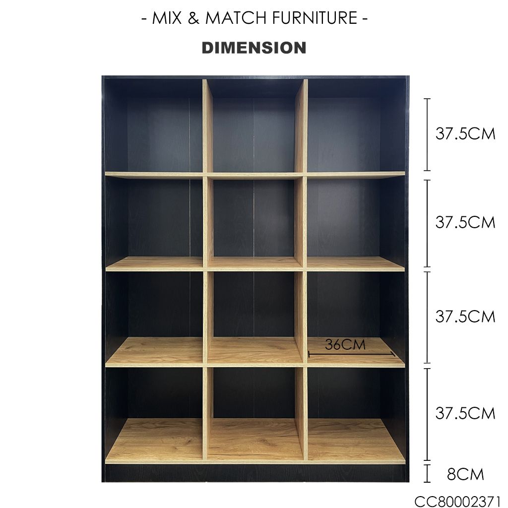 BOOKSHELF CC80002371 INTERNAL DIMENSION