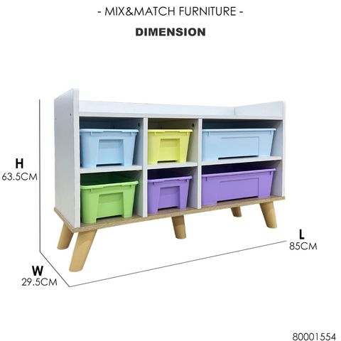 MIX Q 6 CUBES 80001554 DIMENSION