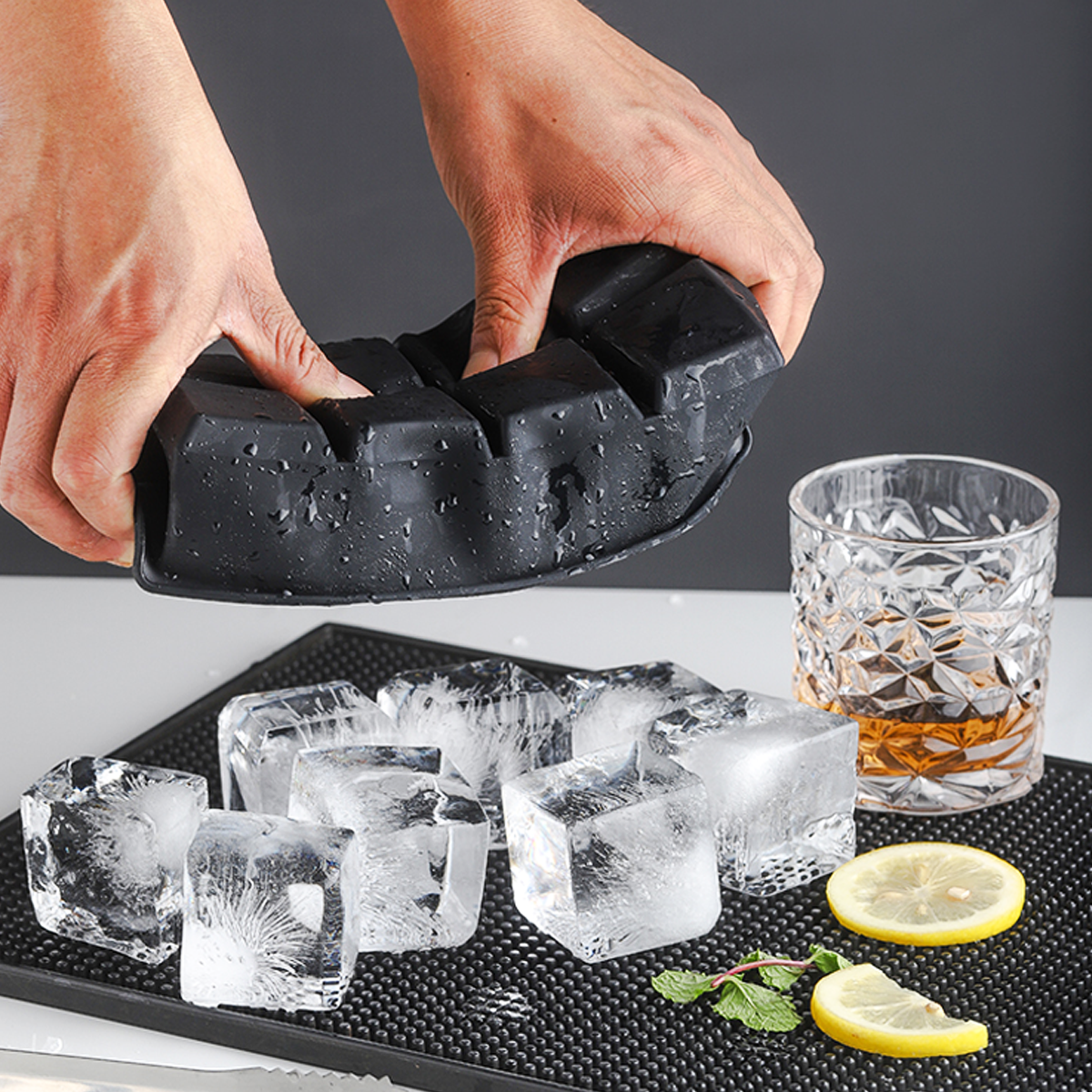 八格-方形矽膠冰塊盒3