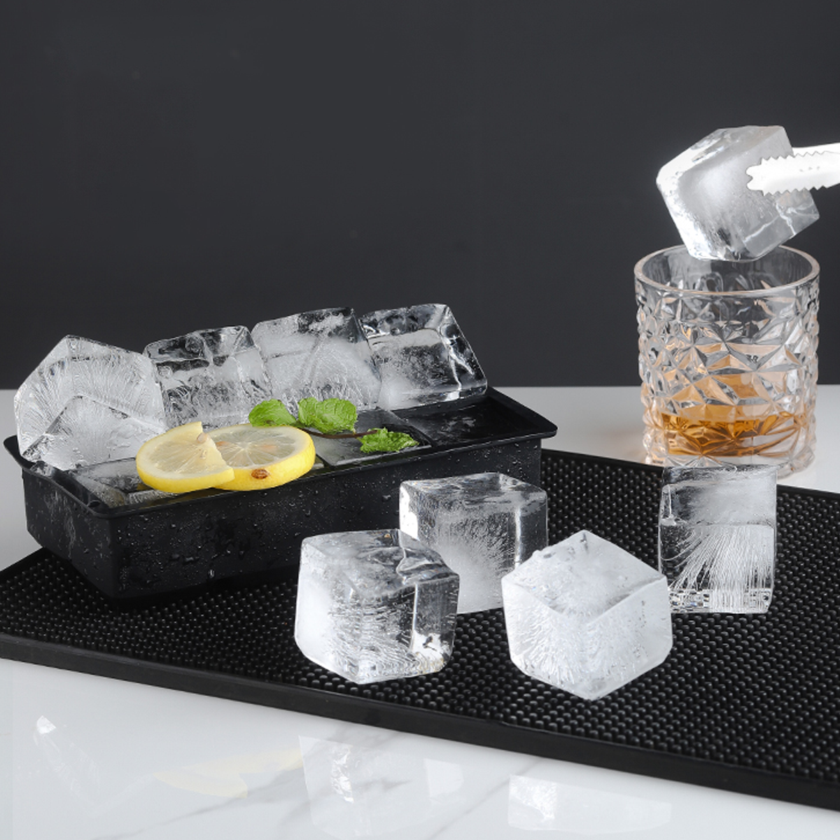 八格-方形矽膠冰塊盒4