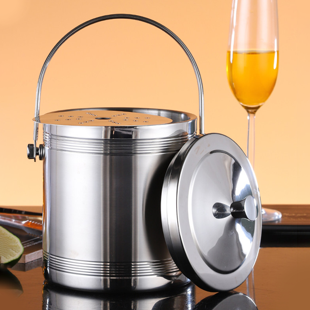 雙層不鏽鋼冰塊桶_3