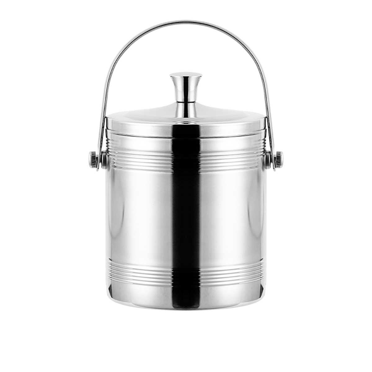 雙層不鏽鋼冰塊桶