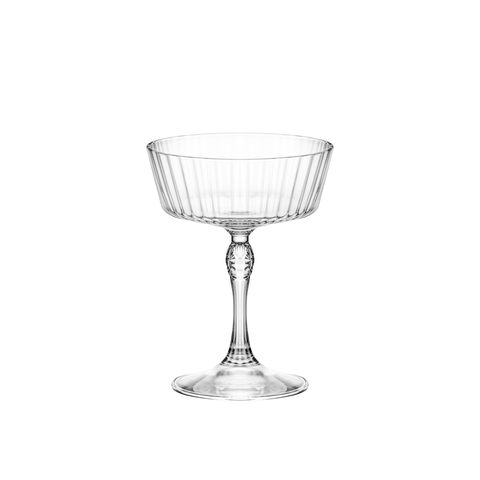 美式復古雕紋寬口調酒杯