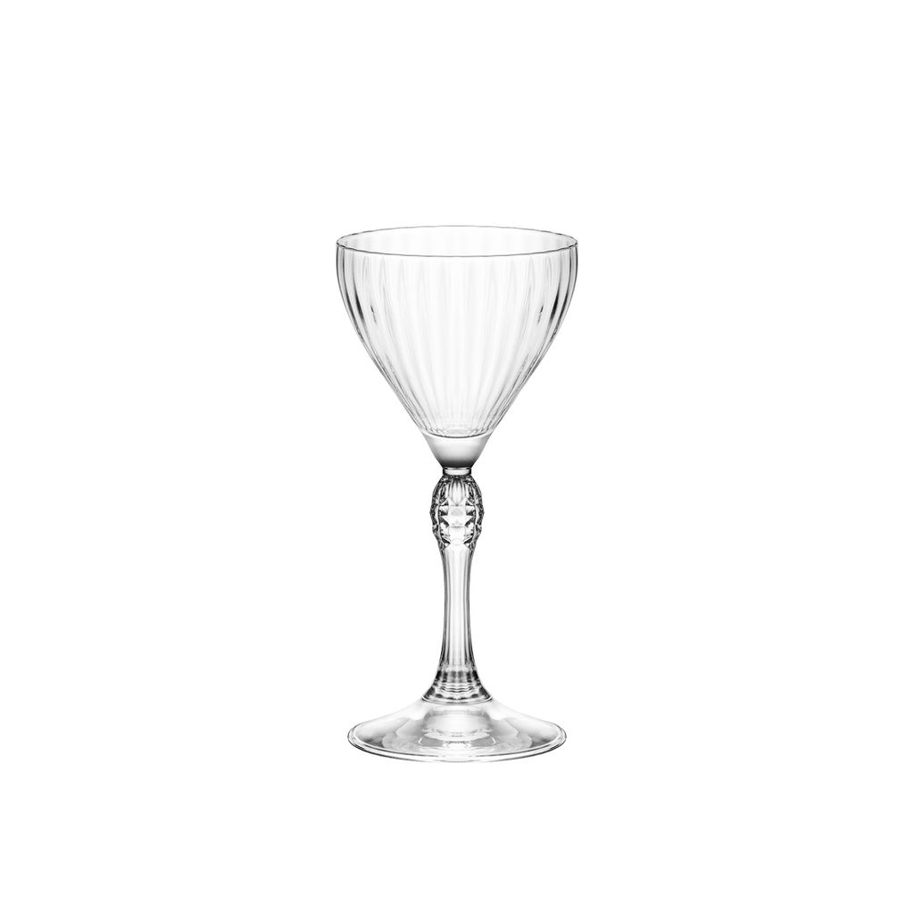 美式復古雕紋寬口調酒杯 140