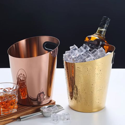 手提不鏽鋼斜口冰桶_2