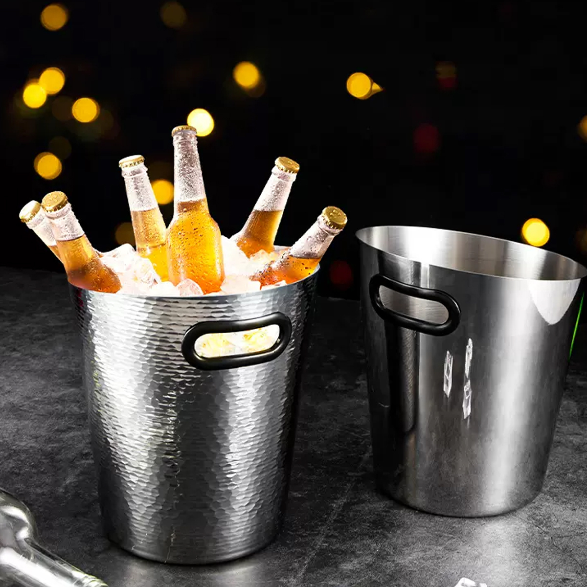 手提不鏽鋼斜口冰桶_11