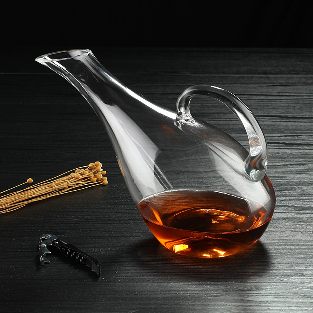 斜身大天鵝醒酒壺_2