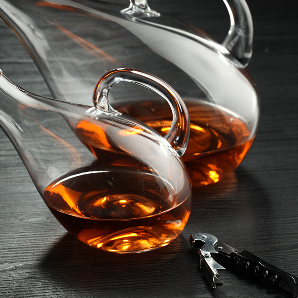 斜身大天鵝醒酒壺_3