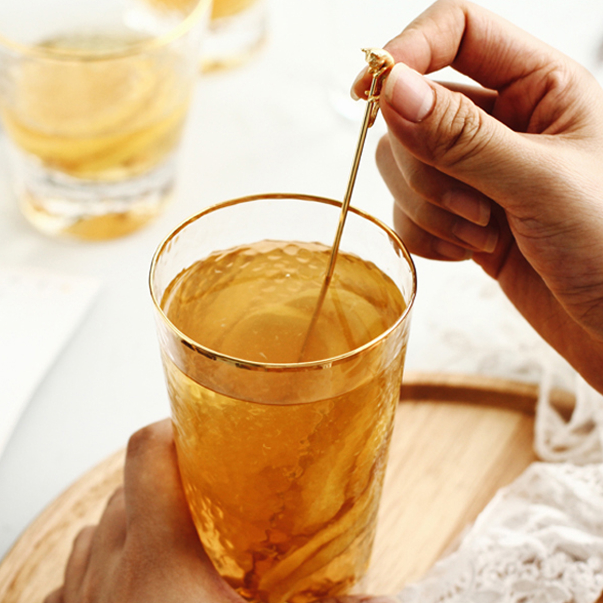 日式玻璃錘紋杯_3