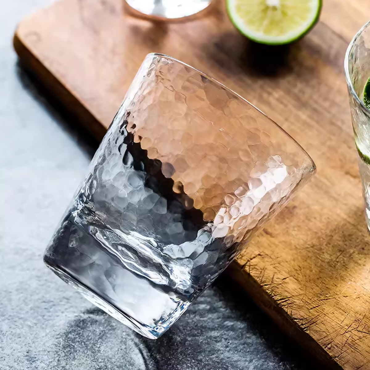 日式玻璃錘紋杯_10