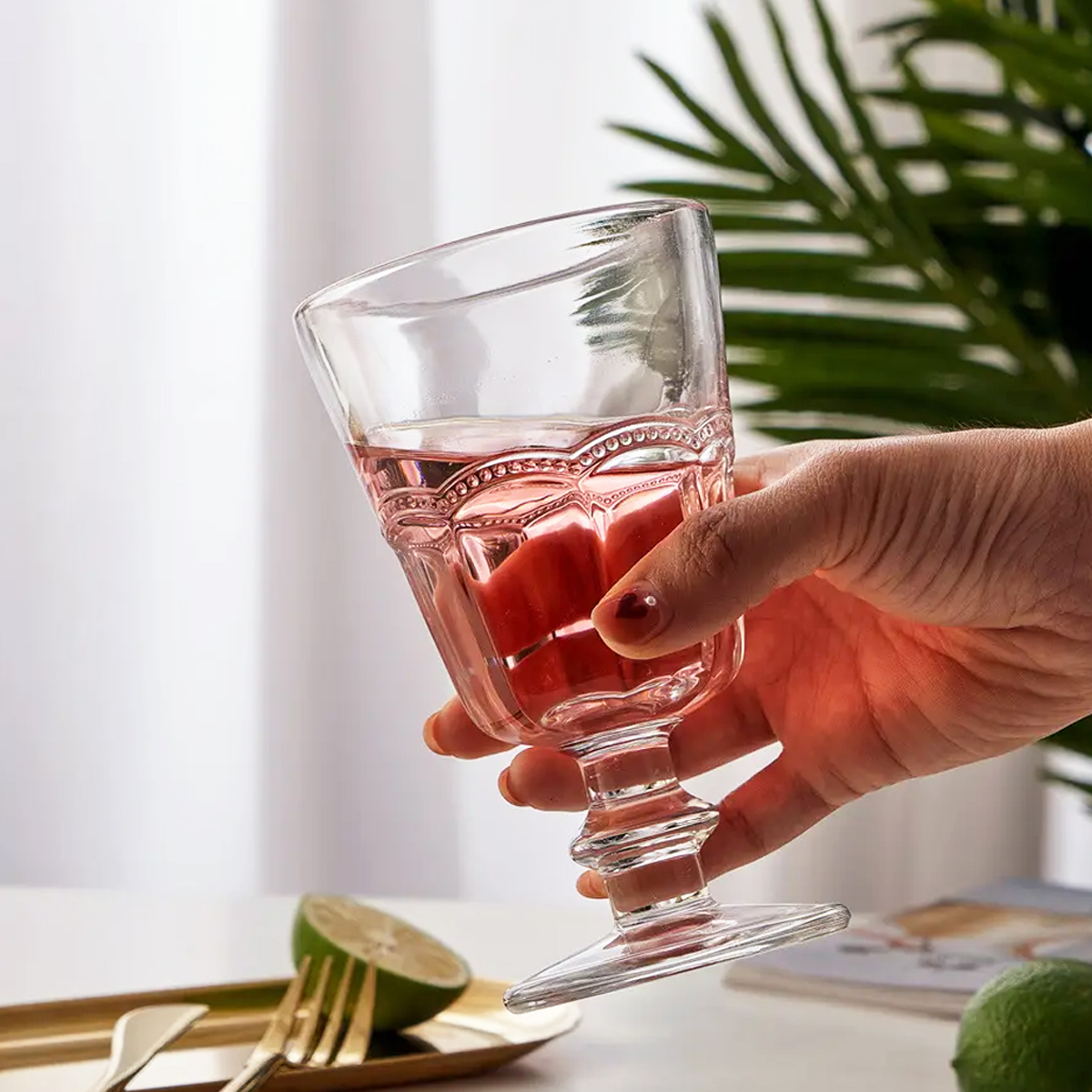 復古蕾絲苦艾酒杯_3