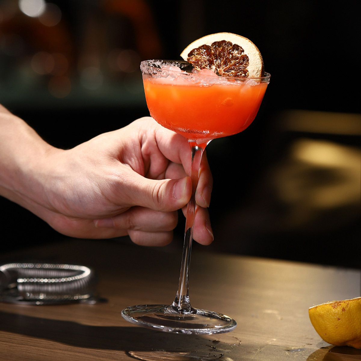 水晶高腳調酒杯_4