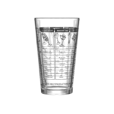 酒譜刻度玻璃杯