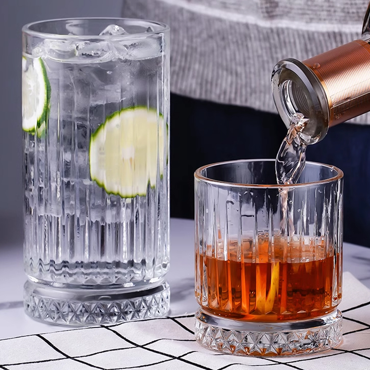 Pasabahce直紋威士忌杯_5