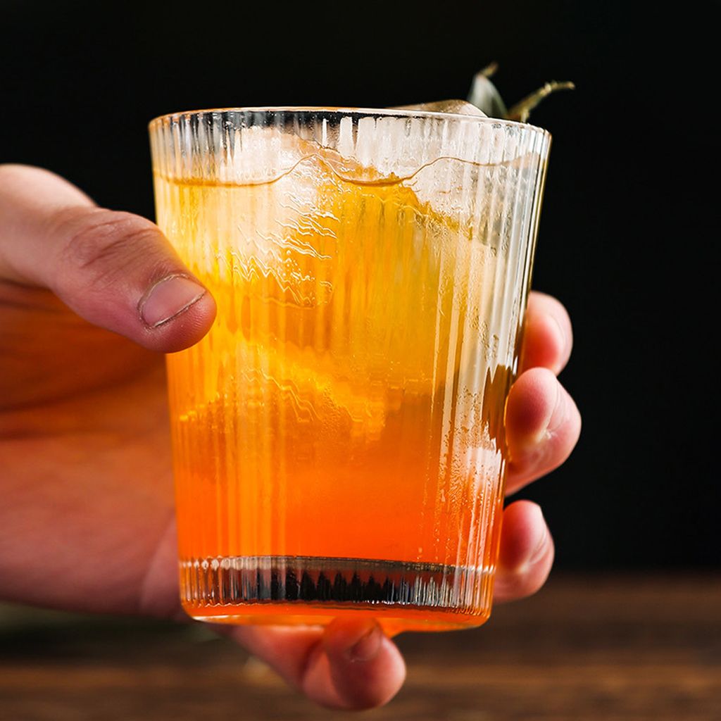 斜口直條紋古典杯_9