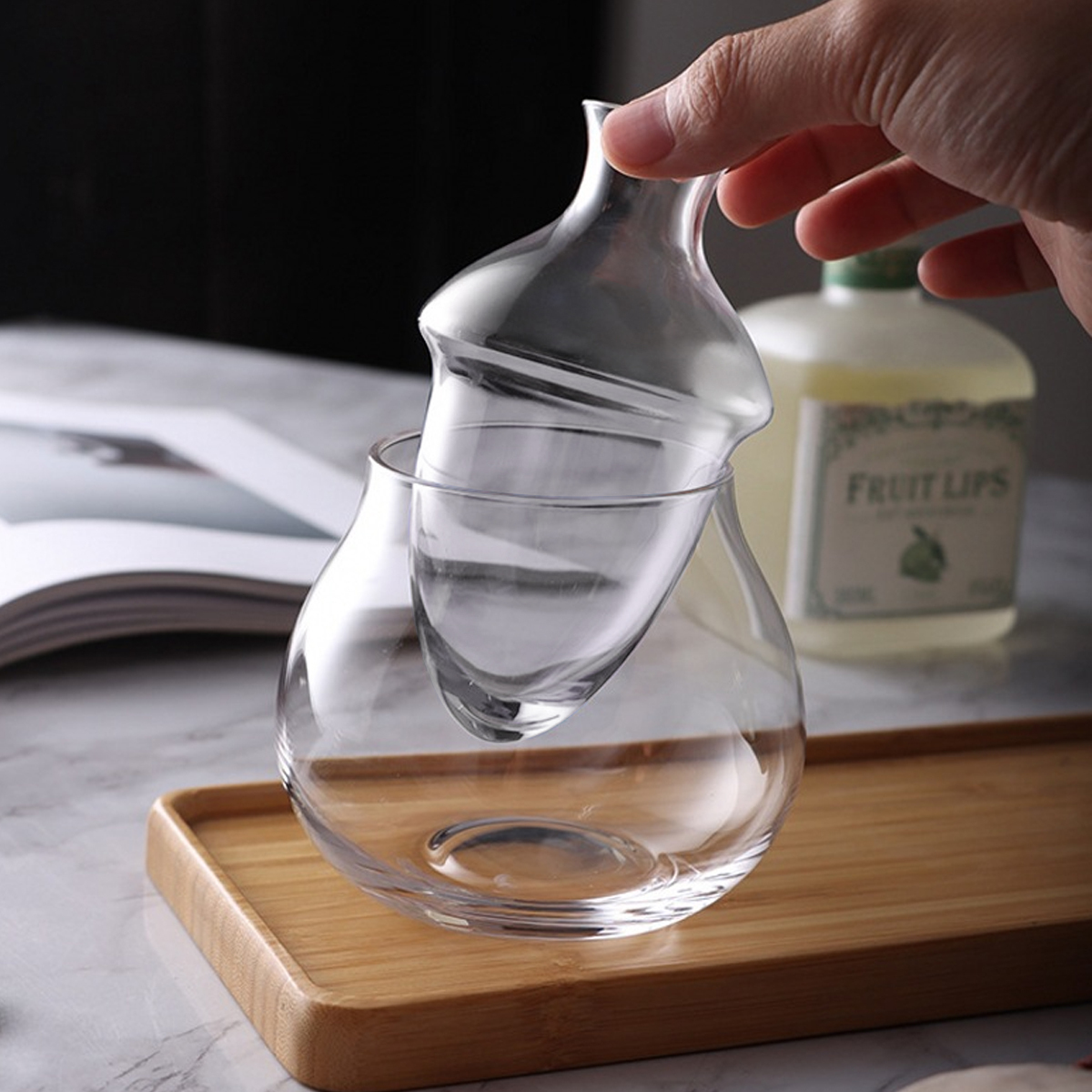 小型水晶冰酒器 180ml_3