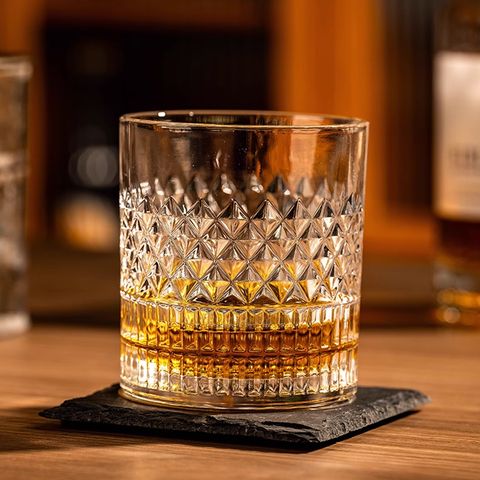 菱格紋威士忌杯 300ml_3