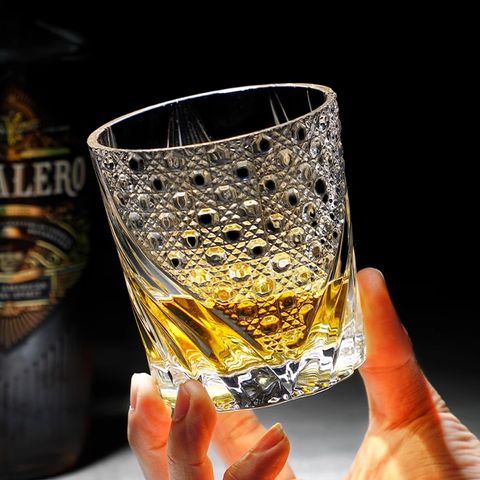 波浪格紋威士忌杯 270ml_2