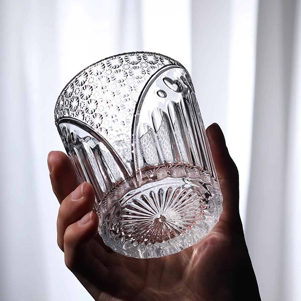 花紋愛心威士忌杯 270ml_3