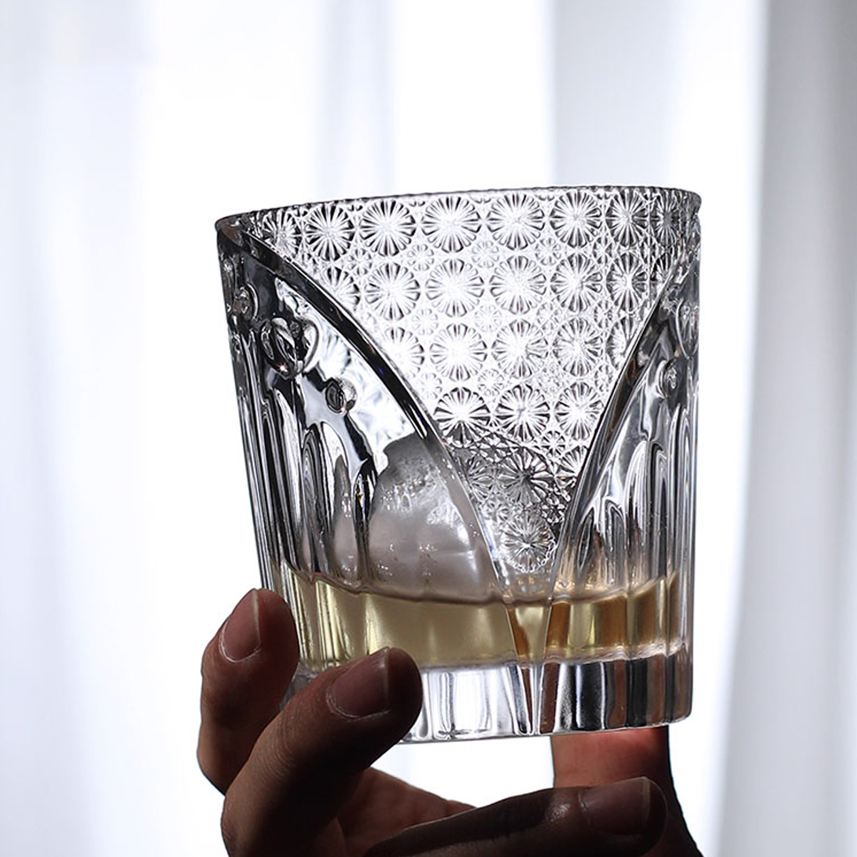 花紋愛心威士忌杯 270ml_2