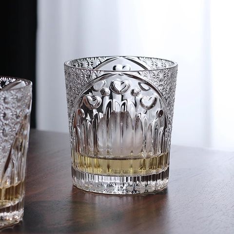 花紋愛心威士忌杯 270ml_4