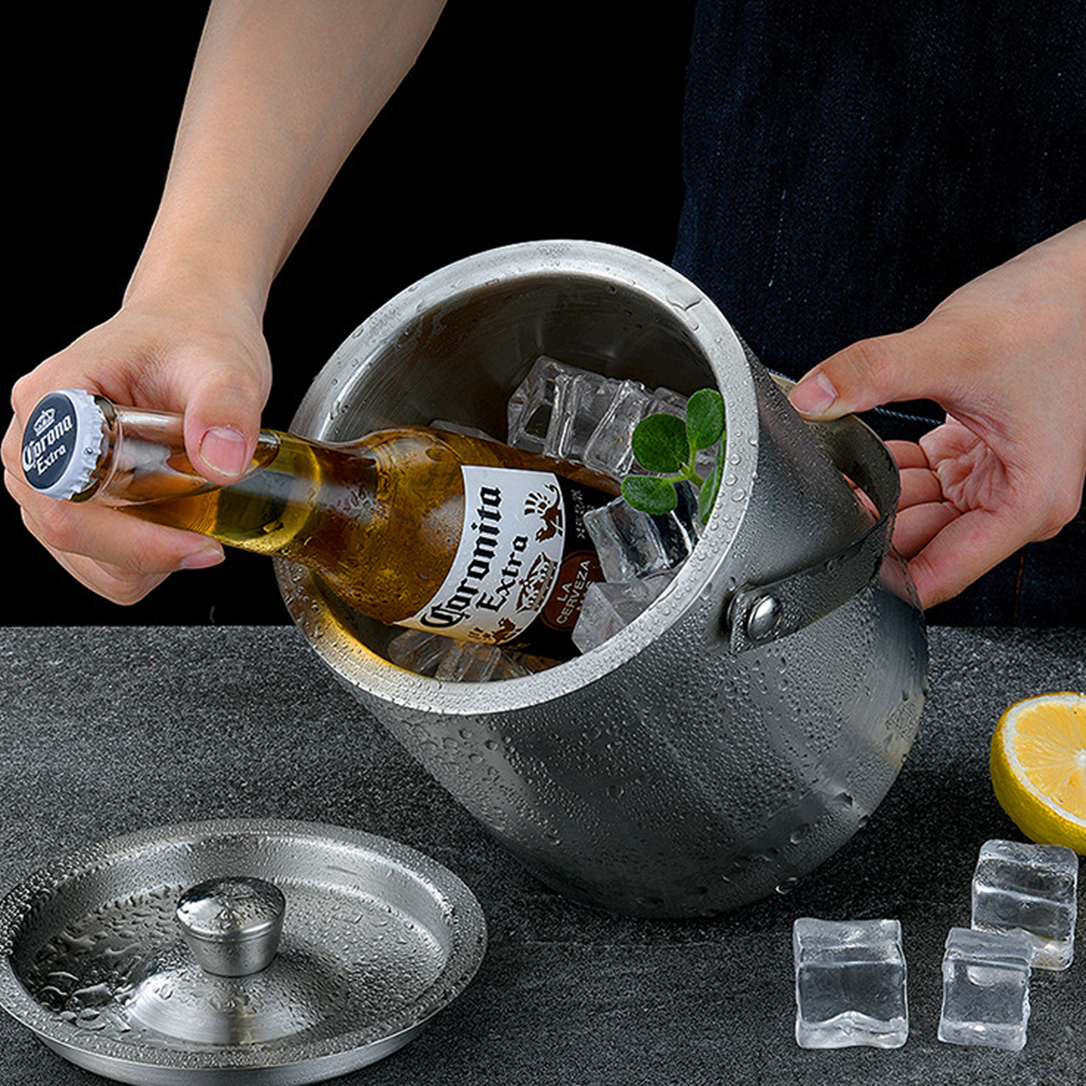 雙層不鏽鋼冰塊桶_4