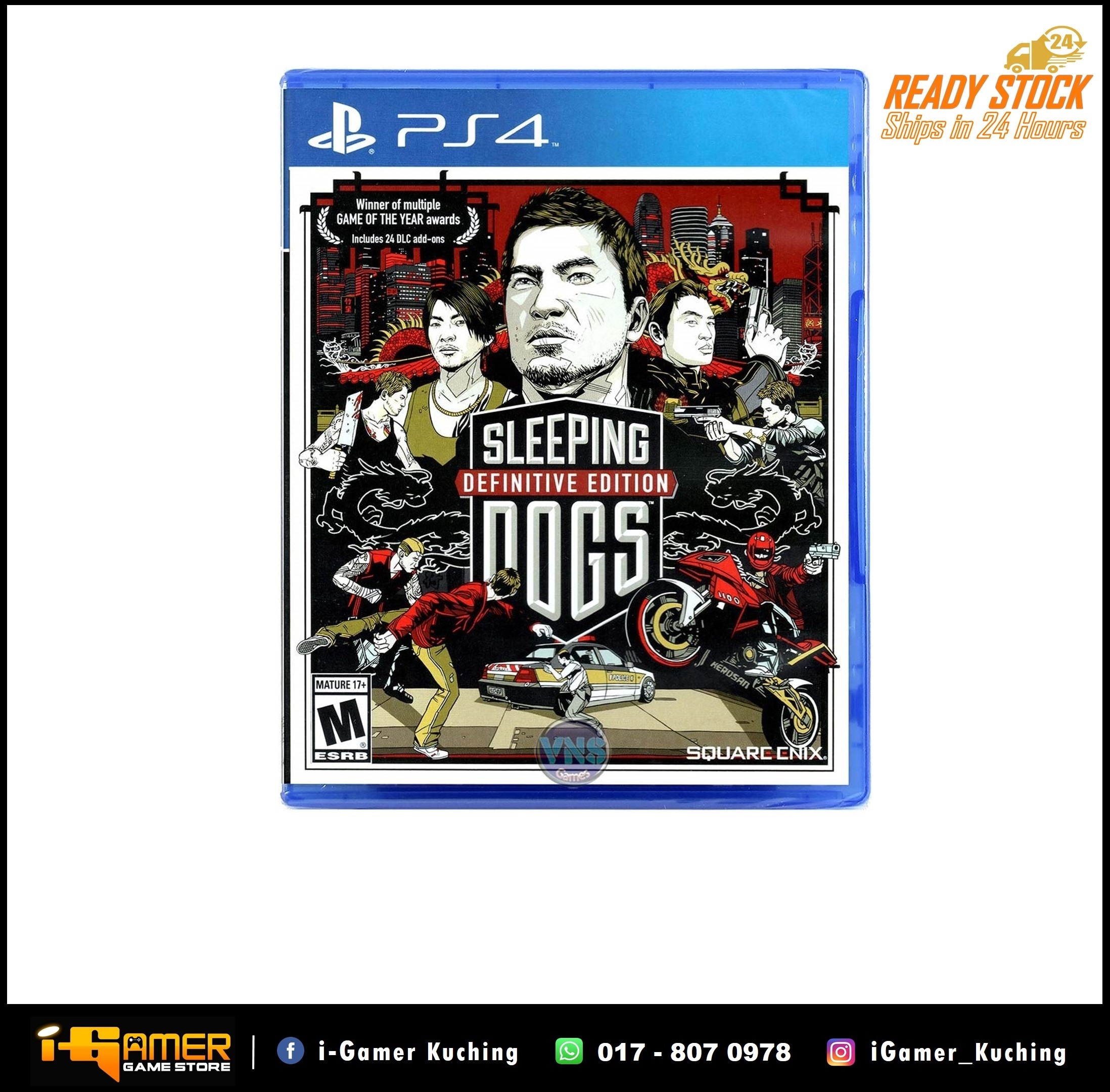 PS4 SLEEPING DOGS DEFINITIVE EDITION (EUR R2/ENG) – i-Gamer Game Store