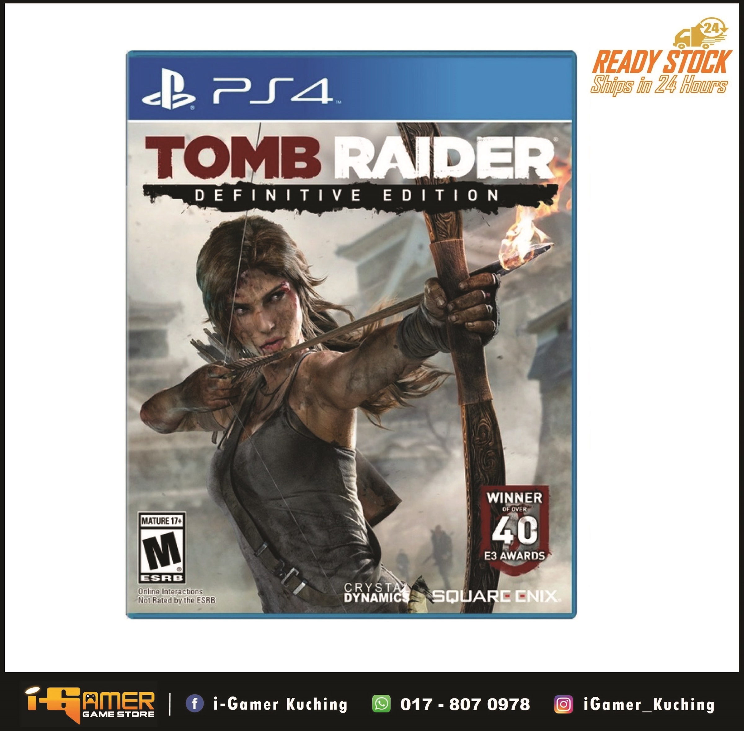 PS4 TOMB RAIDER :DEFINITIVE EDITION – i-Gamer Game Store